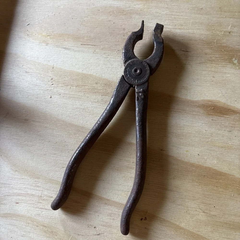 Vintage Heaton Peninsular Leather Button Fastener Pliers 7 Inch‎